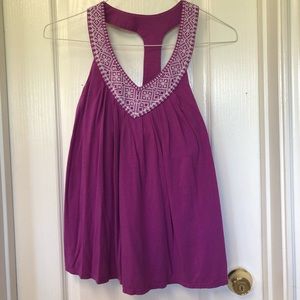 V-Neck racer back summer top